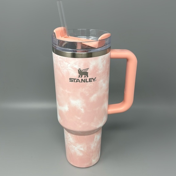 Stanley Flowstate Quencher 40oz Peach Tie Dye NEW - Picture 1 of 4